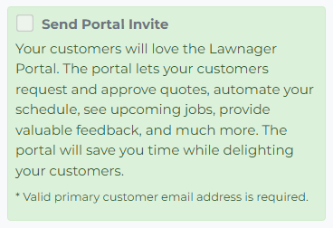 Send Portal Invite