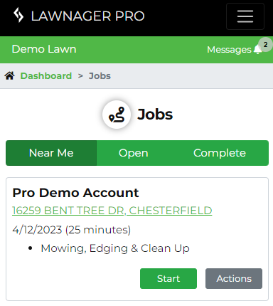 See upcoming jobs made simple with Lawnager Pro